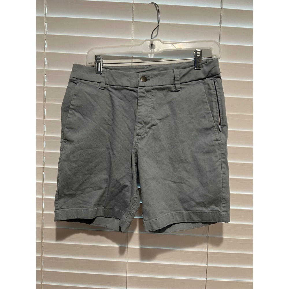 Lululemon Commission Mens Gray/Blue Golf Casual Walking Shorts Size 30
